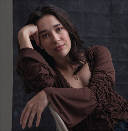 Fotografía de SOFÍA BUSTAMANTE, artista de gala